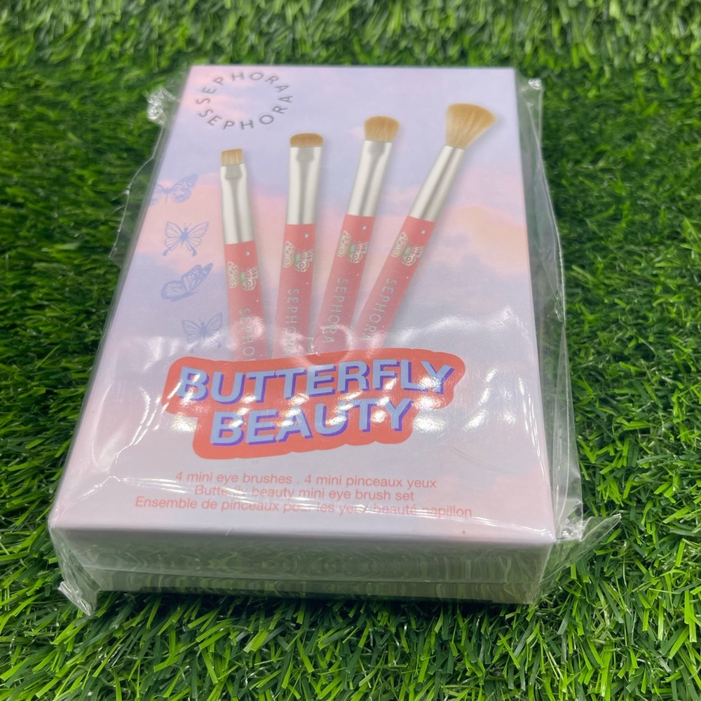 SEPHORA COLLECTION Mini Butterfly Beauty Eye Brush Set, NWT 🦋 - Picture 5 of 6
